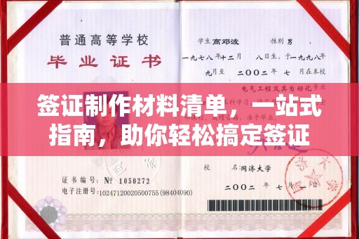 新田签证制作材料清单，一站式指南，助你轻松搞定签证