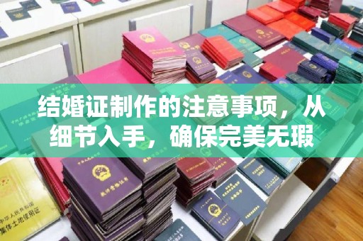 新田结婚证制作的注意事项，从细节入手，确保完美无瑕