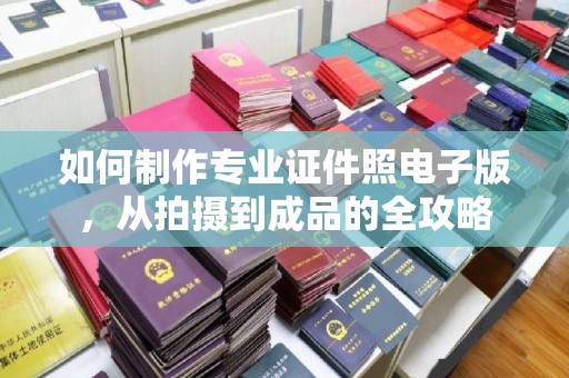 新田如何制作专业证件照电子版，从拍摄到成品的全攻略
