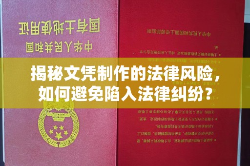 新田揭秘文凭制作的法律风险，如何避免陷入法律纠纷？