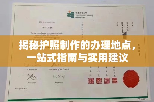 新田揭秘护照制作的办理地点，一站式指南与实用建议