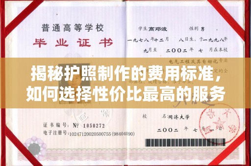 新田揭秘护照制作的费用标准，如何选择性价比最高的服务？